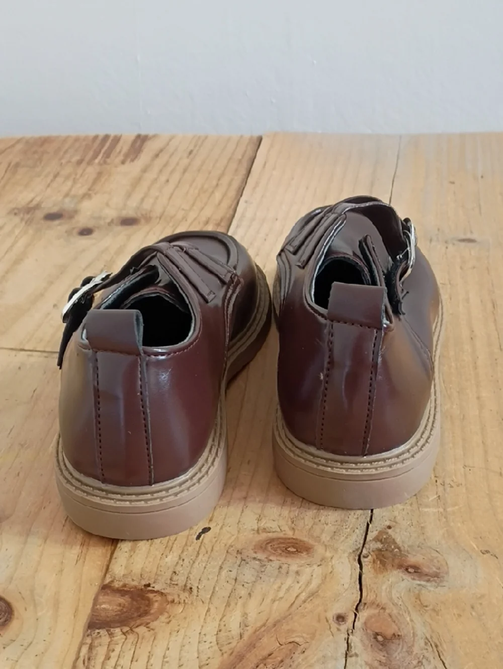 ISINSER Toddler Boys Girls Classic Dress Shoes Little Kid PU Leather Shoes NWT